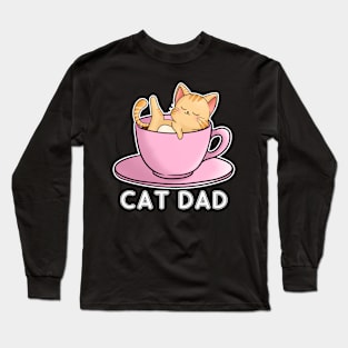 Cat dad Long Sleeve T-Shirt